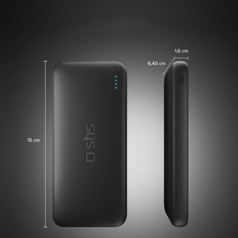 Powerbank 10000mAh 10W USB-A USB-C Infinity LiFePo4 - czarny