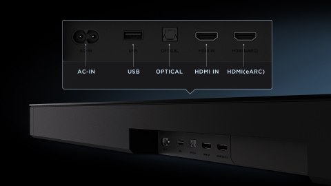 Soundbar TCL Q75HE 5.1.2 kan. 620W Bluetooth 5.3 Dolby Vision Tytanowy