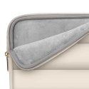 Torba pokrowiec Puffy na laptop tablet 13-14'' + etui na akcesoria - beżowy