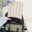 Torba pokrowiec Puffy na laptop tablet 13-14'' + etui na akcesoria - beżowy