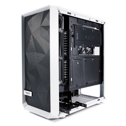 Fractal Design | Meshify C White - TG | FD-CA-MESH-C-WT-TGC | Okno boczne | Biały | ATX | Zasilacz w zestawie Nie | ATX