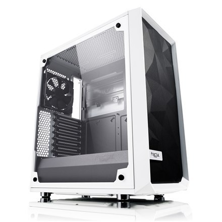 Fractal Design | Meshify C White - TG | FD-CA-MESH-C-WT-TGC | Okno boczne | Biały | ATX | Zasilacz w zestawie Nie | ATX
