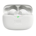 Słuchawki bezprzewodowe dokanałowe JBL Wave Beam Bluetooth 5.2 IP54 IPX2 - białe