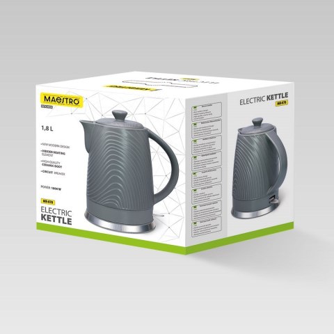 Czajnik elektryczny 1,8l 1800W MR-078 MAESTRO
