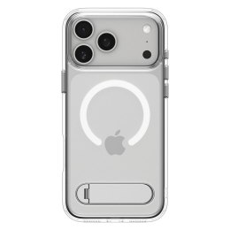 Etui pokrowiec na iPhone 17 Pro MagSafe Ultra Hybrid S - przezroczysto-białe