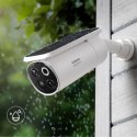 Zestaw do monitoringu zewnętrzny solarny 2 kamery 3K 8x 16GB - biały