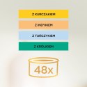 PURINA GOURMET GOLD Mus Mix smaków 48x85g