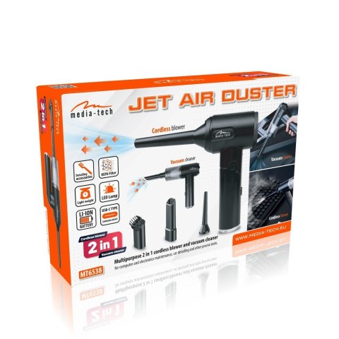 MEDIA-TECH BEZPRZEWODOWA DMUCHAWA 2W1 JET AIR DUSTER MT6538