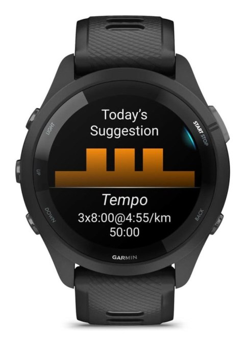 Zegarek Garmin Forerunner 265, 46mm AMOLED Black