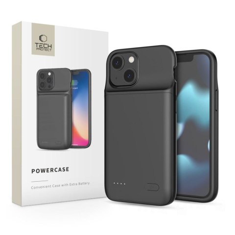 Etui na iPhone 12 mini / 13 mini z powerbankiem 4700mAh PowerCase - czarne
