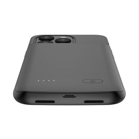 Etui na iPhone 13 / 13 Pro z powerbankiem 4800mAh PowerCase- czarne