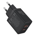 Ładowarka sieciowa USB-C USB-A Cube Pro 30W - czarna