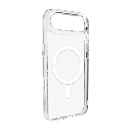 Etui plecki case na iPhone 17 Air TPU PC Lite Mag MagSafe - przezroczyste biały pierścień