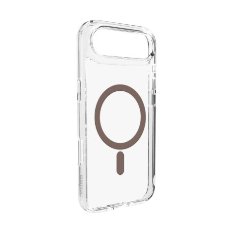 Etui plecki case na iPhone 17 Air TPU PC Lite Mag MagSafe - przezroczyste brązowy pierścień