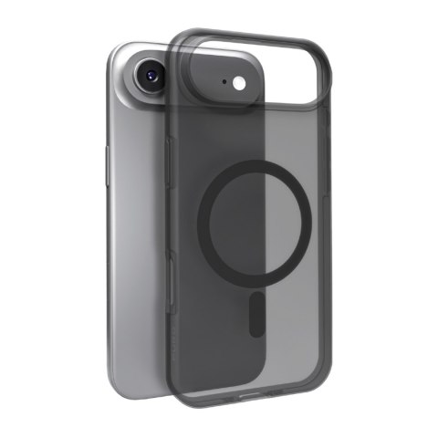 Etui silikonowe na iPhone 17 Air Daylight Magsafe - półprzezroczyste czarne