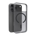 Etui silikonowe na iPhone 17 Pro Max Daylight Magsafe - półprzezroczyste czarne