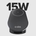 Stacja ładująca 3w1 bezprzewodowa składana do iPhone Apple Watch AirPods QI2 MFI - czarna