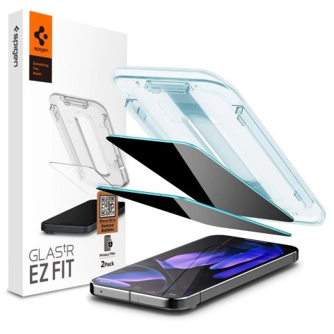 Szkło prywatyzujące na Google Pixel 9 Pro XL Glas.TR Ez Fit Privacy - 2 szt.