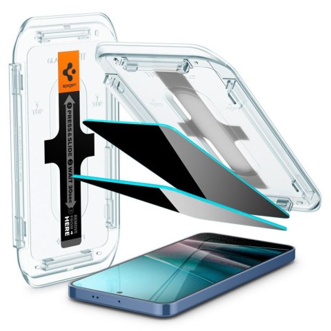 Szkło prywatyzujące na Samsung Galaxy S24+ / S25+ Glas.TR Ez Fit Privacy HD - 2 szt.