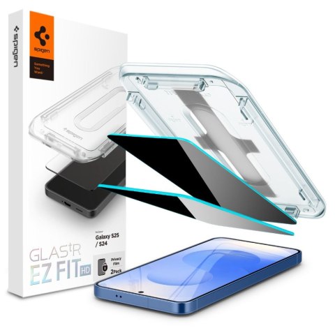 Szkło prywatyzujące na Samsung Galaxy S24 / S25 Glas.TR Ez Fit Privacy HD - 2 szt.