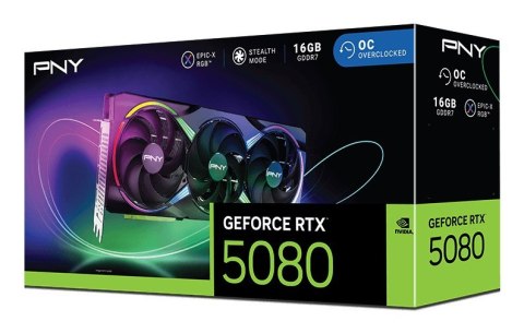 Karta graf. PNY RTX 5080 ARGB OC