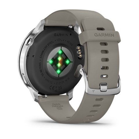 Zegarek Garmin Venu 4, 45mm AMOLED Silver Grey