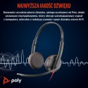 POLY Zestaw słuchawkowy Blackwire 3225 Stereo USB-C + wtyczka 3,5 mm + przejściówka USB-C/A