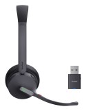 Słuchawki bezprzewodowe Yealink WH64 Hybrid Dual UC Micro-USB Bluetooth Czarny