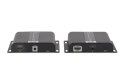 Extender HDMI IP/Cat.5/6/7 120m 4K 30Hz UHD PoEHDCP 1.4 IR audio (zestaw)