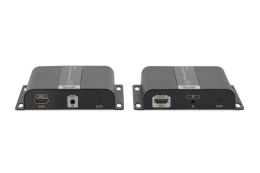 Extender HDMI IP/Cat.5/6/7 120m 4K 30Hz UHD PoEHDCP 1.4 IR audio (zestaw)