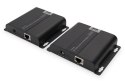 Extender HDMI IP/Cat.5/6/7 120m 4K 30Hz UHD PoEHDCP 1.4 IR audio (zestaw)