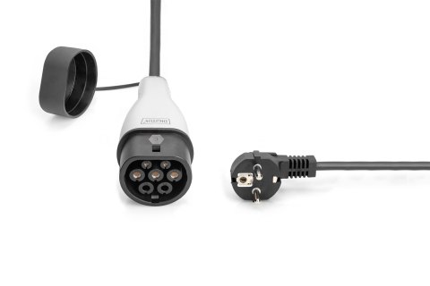 Ładowarka EV z regulacją mocy ładowania 1,8-3,7 kW, z torbą, 5 m, 230 V, Typ F 7/4 do Typ 2