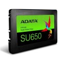 ADATA Ultimate SU650 120 GB, SSD interface SATA, Write speed 320 MB/s, Read speed 520 MB/s