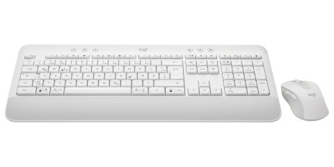 Logitech Signature MK650 Combo For Business klawiatura Dołączona myszka Biuro Bluetooth QWERTZ Niemiecki Biały
