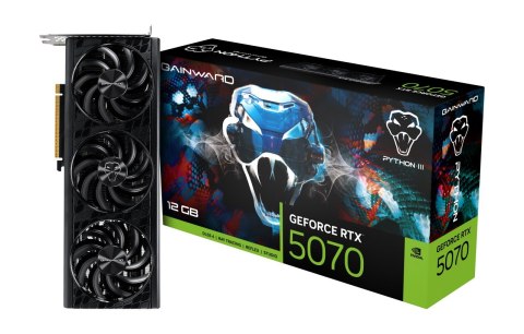 Gainward karta graficzna GWD RTX 5070 Python III 12 GB pamięci GDDR7