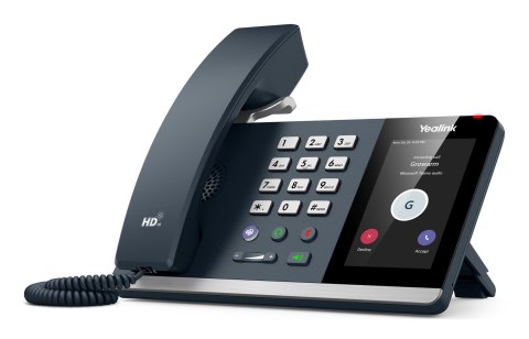 Telefon VOIP Yealink MP54 E2 Teams Szary LCD