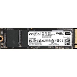 Crucial P1 500 GB, SSD interface M.2, Write speed 950 MB/s, Read speed 1900 MB/s