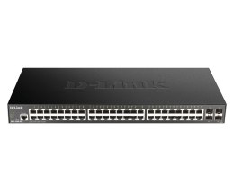D-Link DGS 1250-52X - Przełącznik - Inteligentny - 48 x+ 4 10 Gigabit SFP+ - Przełącznik - Światłowód