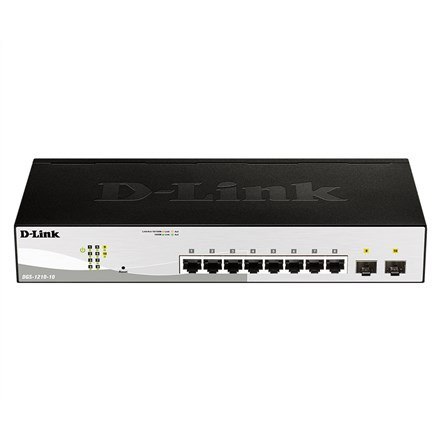 D-link-DGS-1210-10/E 10-Port Gigabit Switch 2 SFP