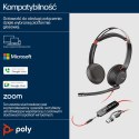 Słuchawki Poly Blackwire 5220 Stereo USB-C Headset +3.5mm Plug +USB-C/A Adapter 8X231AA