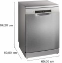 Zmywarka wolnostojąca 60 cm BOSCH SMS4HMI07E Serie 4 | klasa B | 14 kpl | EfficientDry | SpeedPerfect | WiFi Home Connect