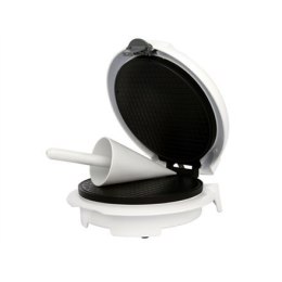 Adler Waffle maker AD 3038 White, 1500 W, Round, Number of waffles 1