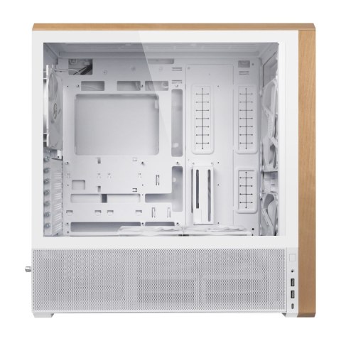 Obudowa PC Lian Li Lancool 217, Midi-Tower, ATX, szkło hartowane - biały