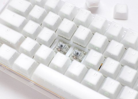 Klawiatura gamingowa Ducky One 3 Aura MINI Biała, RGB LED - MX-Silent-Red
