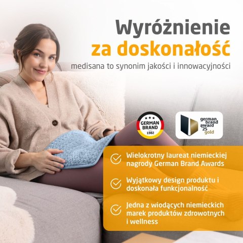 Pad grzejny Medisana HP 515 80 W |4 poziomy ciepła | 400 x 300 mm | niebieski