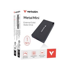 Zewnętrzny dysk SSD VERBATIM 32031 1TB USB 3.2 Gen 2x2 Szary