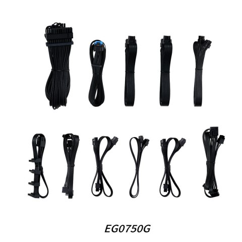 Zasilacz Lian Li EDGE EG750 80 PLUS Gold Netzteil, PCIe 5.1, ATX 3.1 - 750 Watt, schwarz