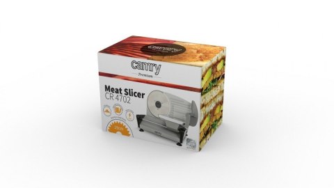 Krajalnica do mięsa Camry CR 4702, 200W Camry | Krajalnice do żywności | CR 4702 | Stal nierdzewna | 200 W | 190 mm