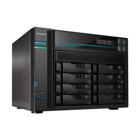 Asustor AS6508T NAS Tower Intel Atom® C3538 8 GB DDR4 0 TB ADM Czarny