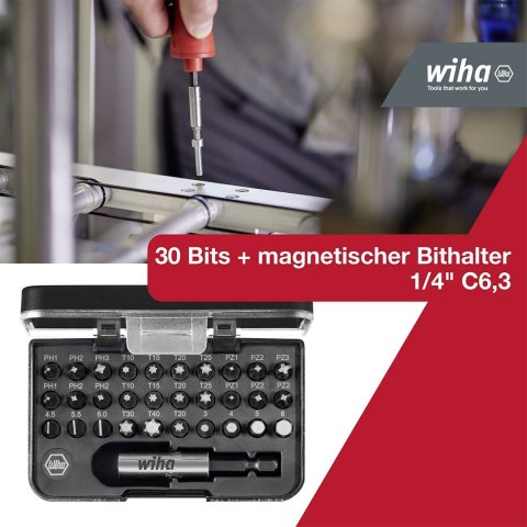 WIHA Wkrętak elektryczny 1/4" speed PocketDrive 31 bitów